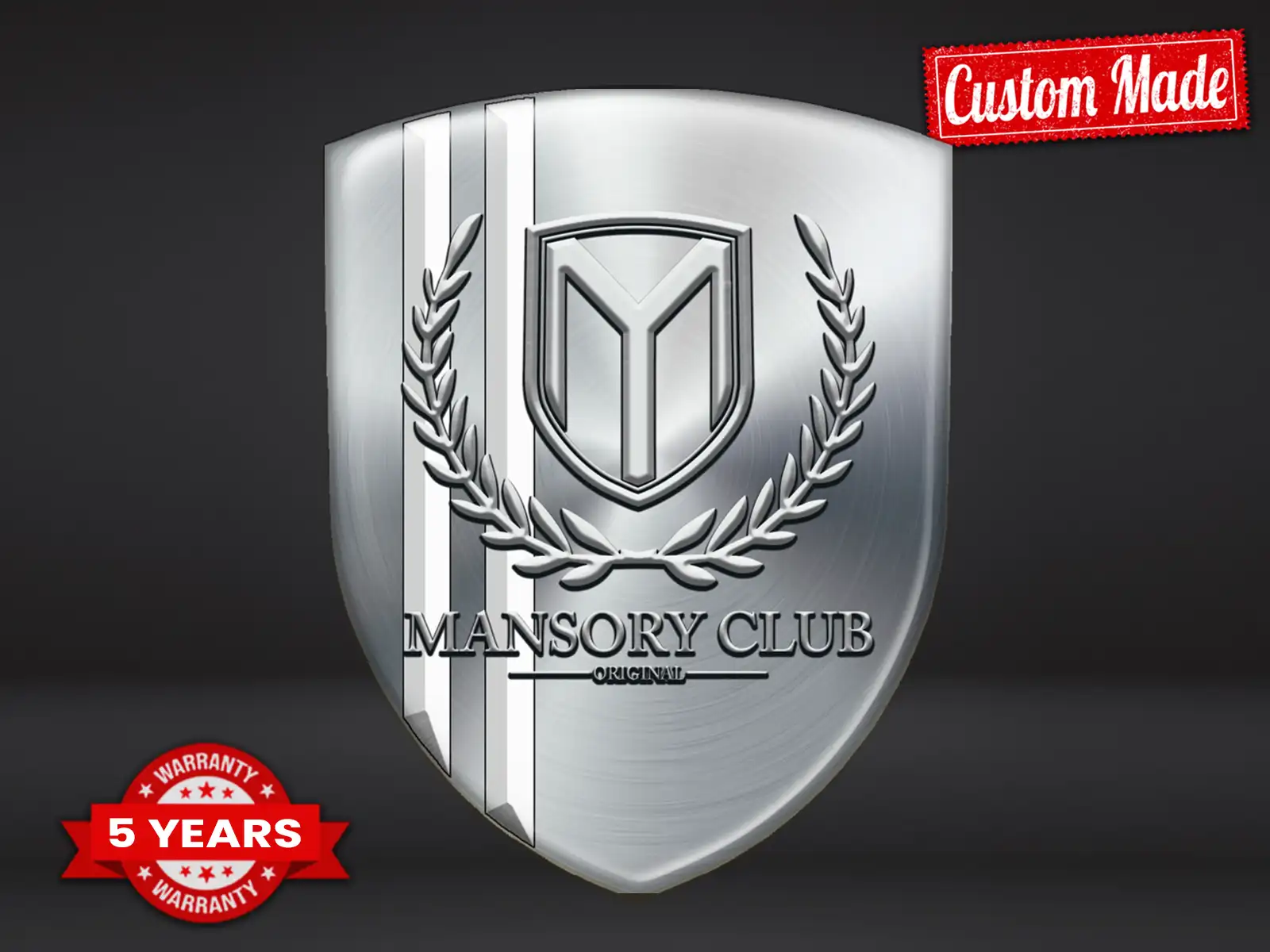 Mansory Decalcomanie Lunotto Auto Resistenti Stile Universale